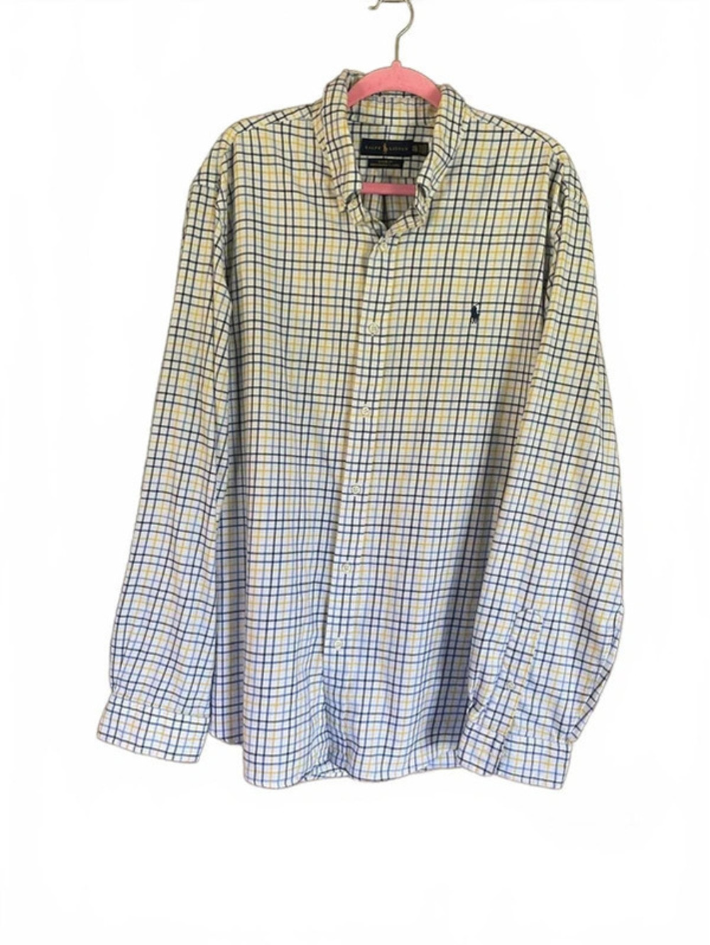 Ralph Lauren Classic Fit Performance Flannel Size XXL/TTG cotton/polyester